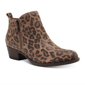 Lucky Brand Basel Women's Ankle Boot - Distressed Leopard - 7.5 M